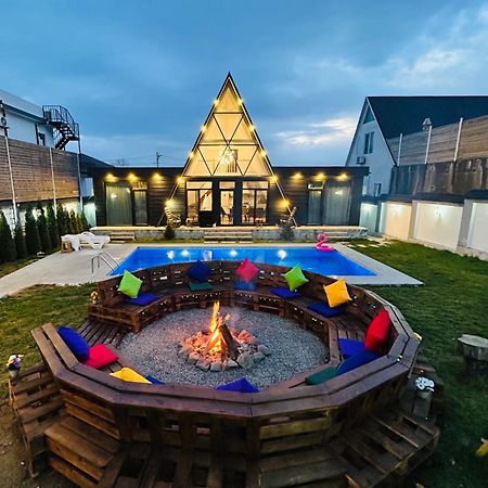 Qafqaz Mountside Chalet Gabala Exterior foto