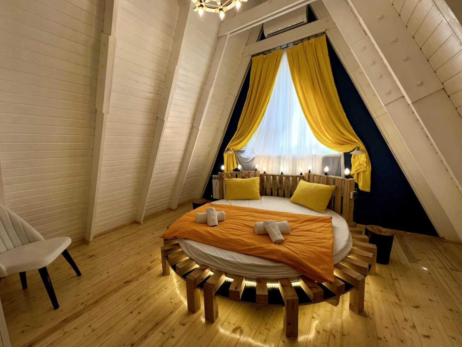 Qafqaz Mountside Chalet Gabala Exterior foto