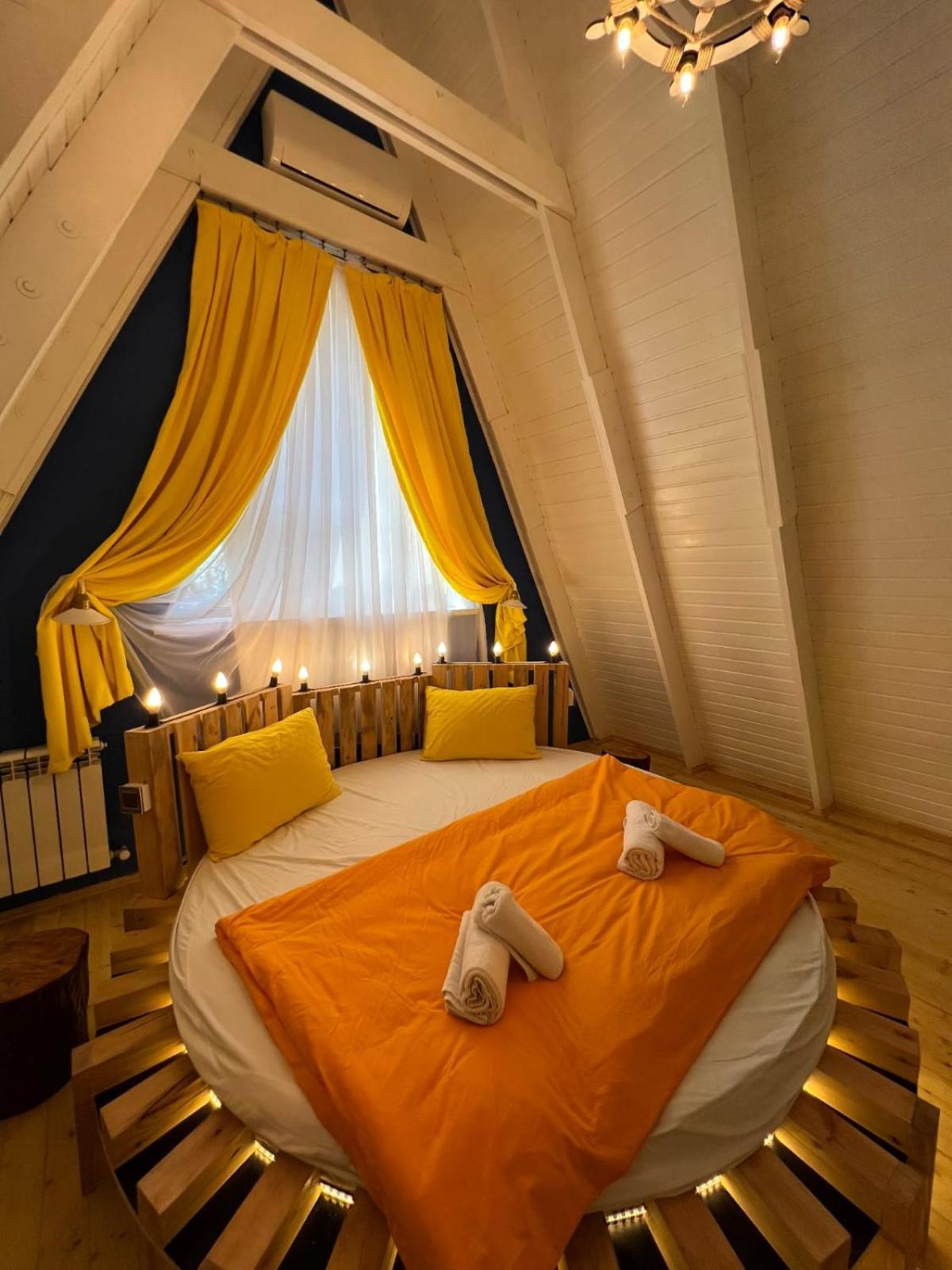 Qafqaz Mountside Chalet Gabala Exterior foto