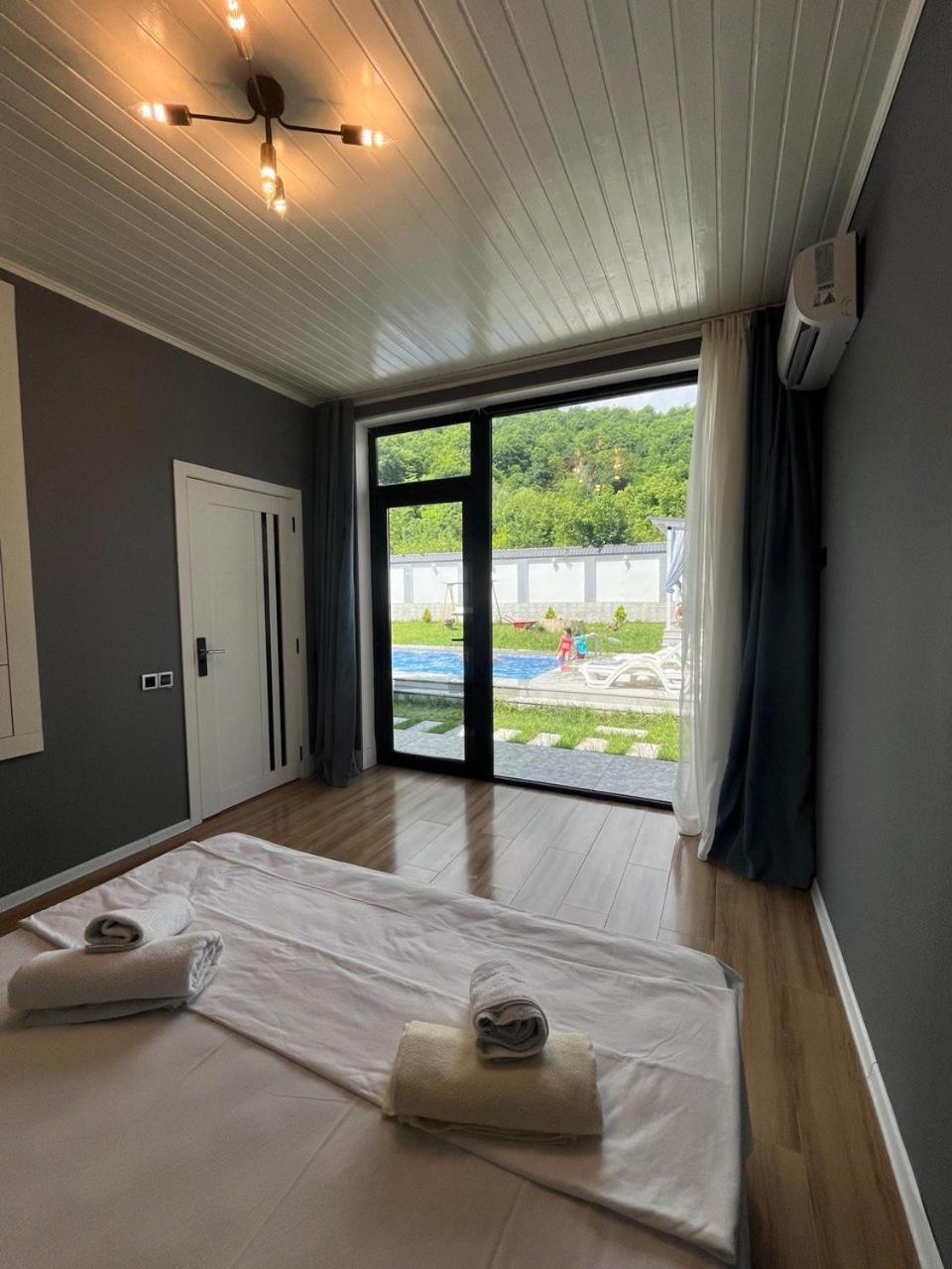 Qafqaz Mountside Chalet Gabala Exterior foto