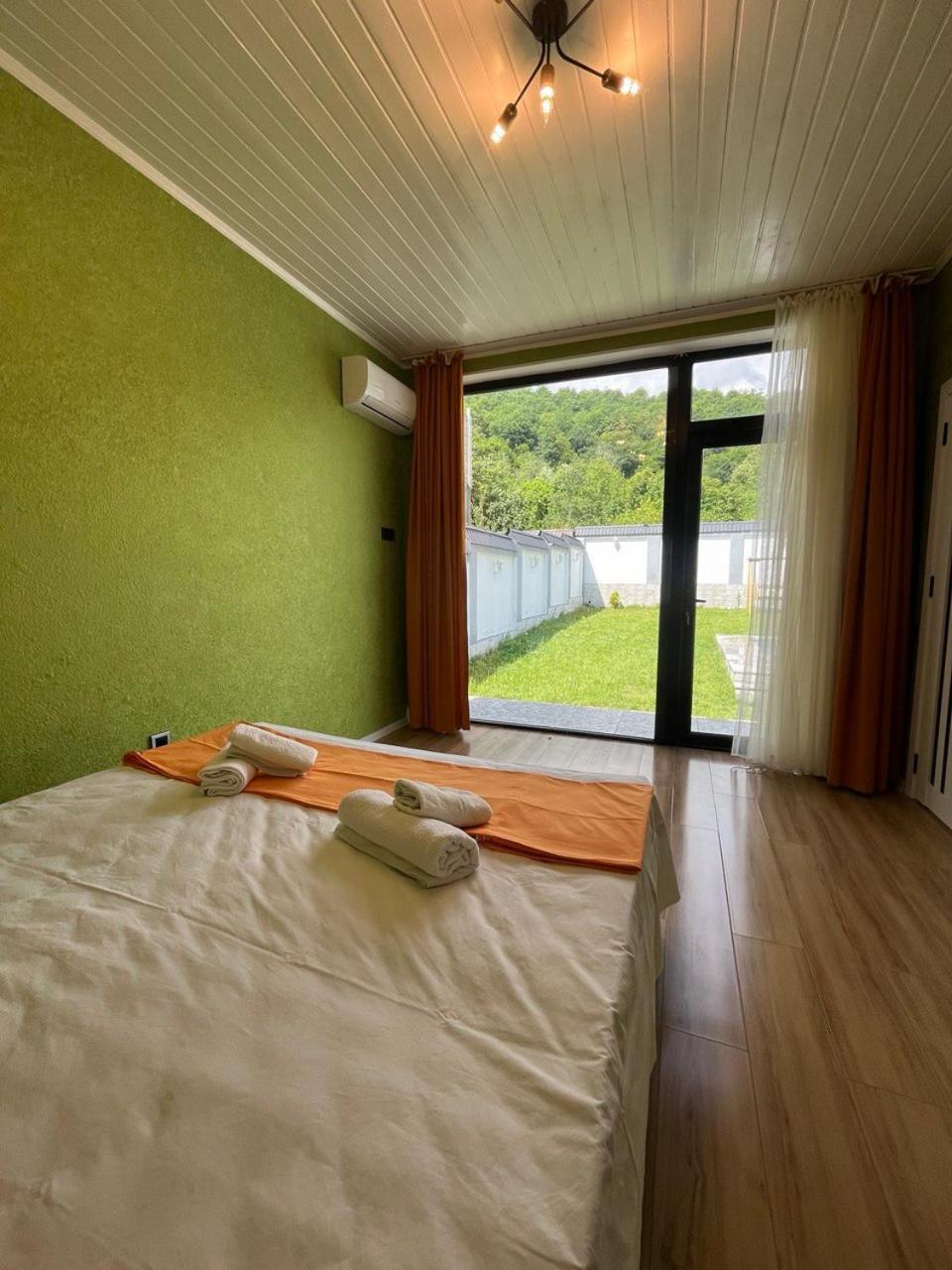 Qafqaz Mountside Chalet Gabala Exterior foto