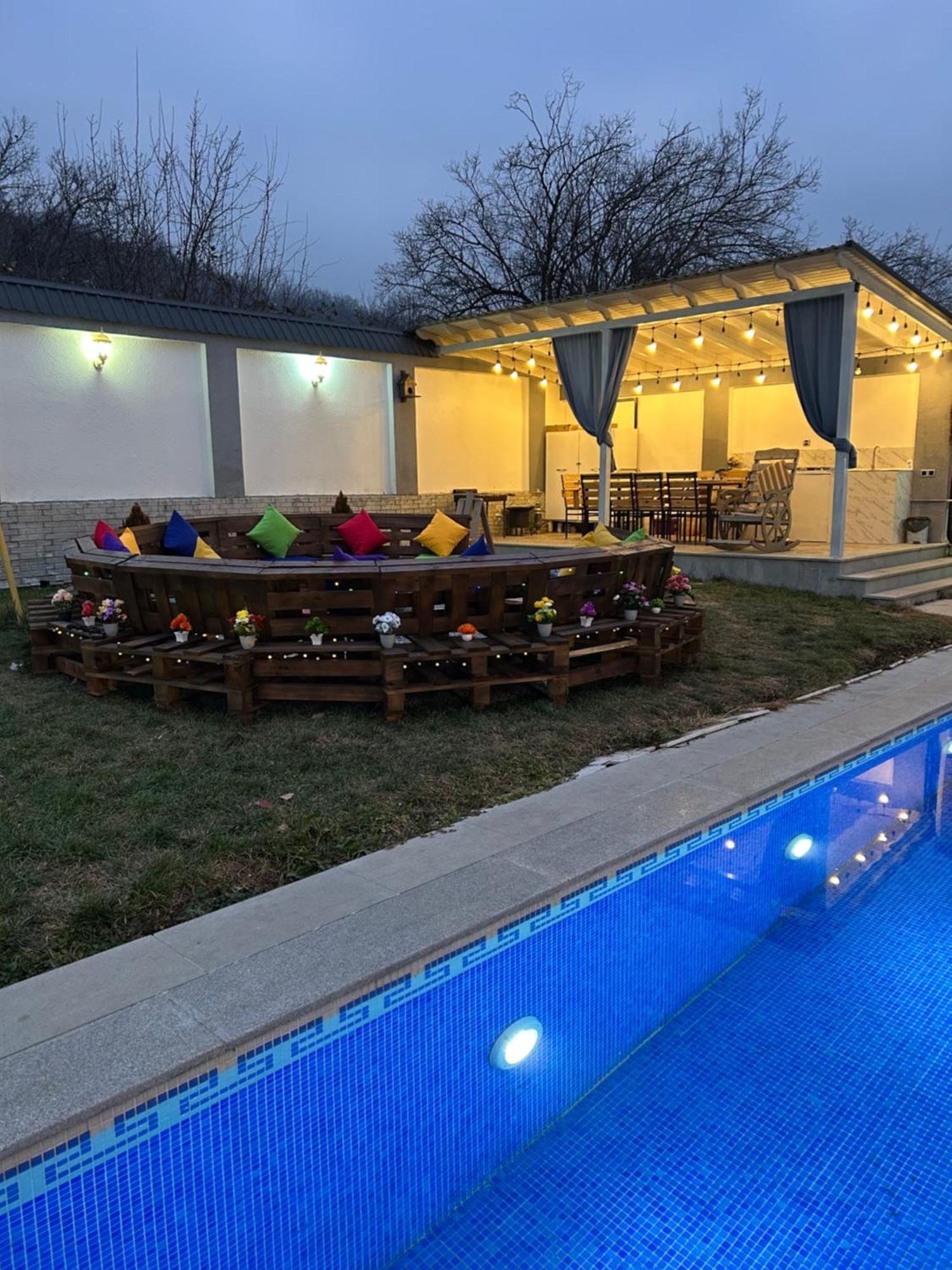 Qafqaz Mountside Chalet Gabala Exterior foto