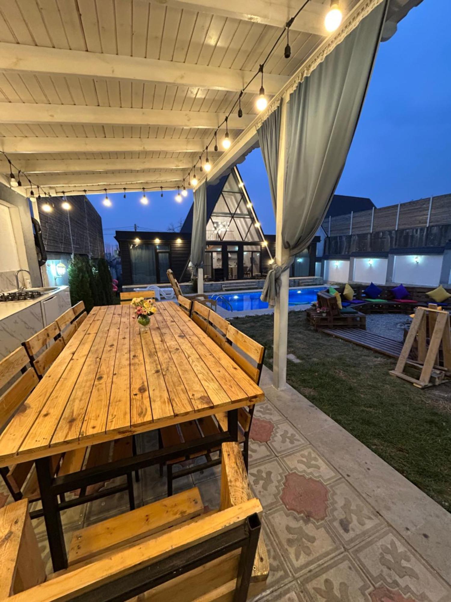 Qafqaz Mountside Chalet Gabala Exterior foto