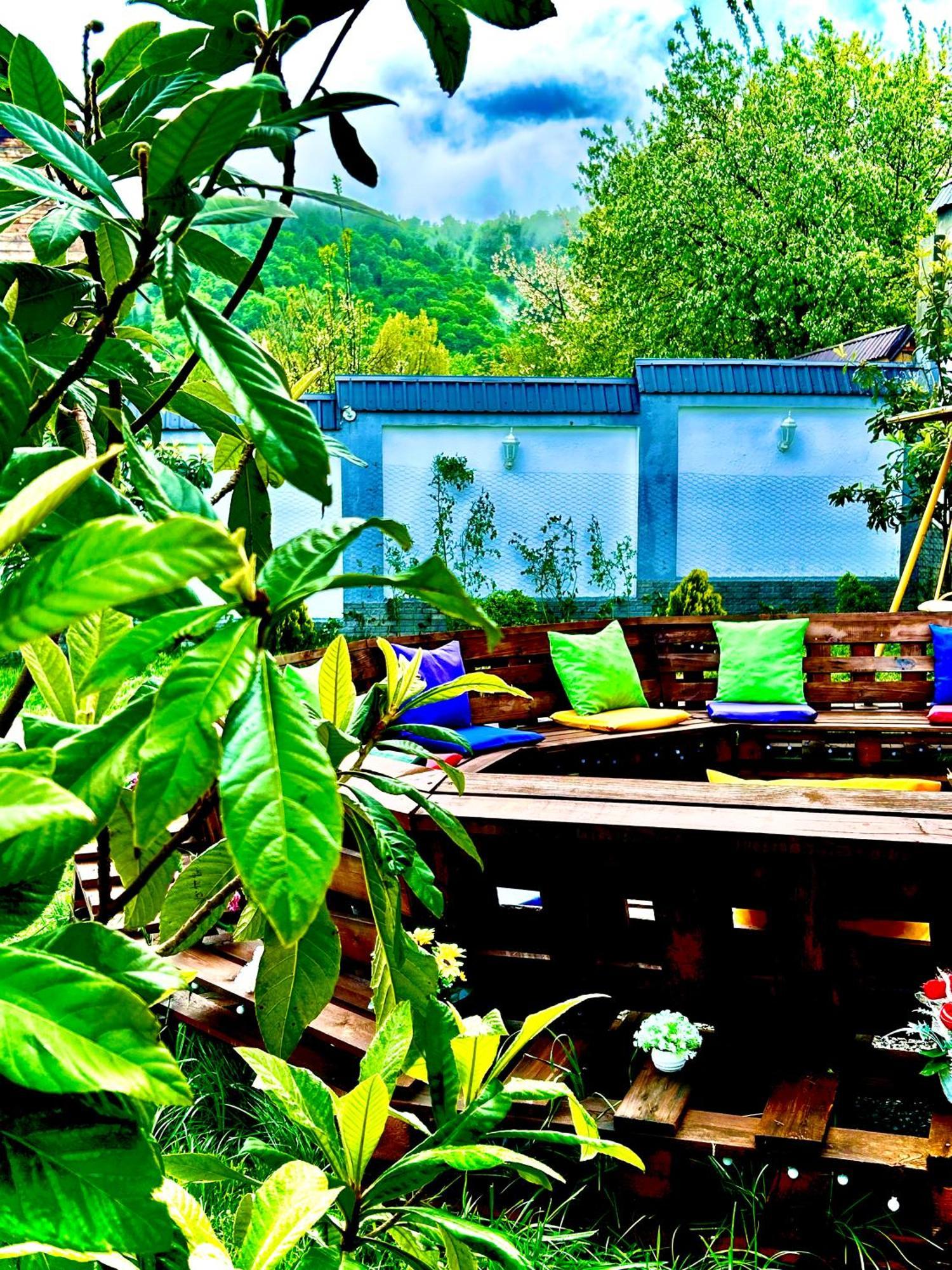 Qafqaz Mountside Chalet Gabala Exterior foto